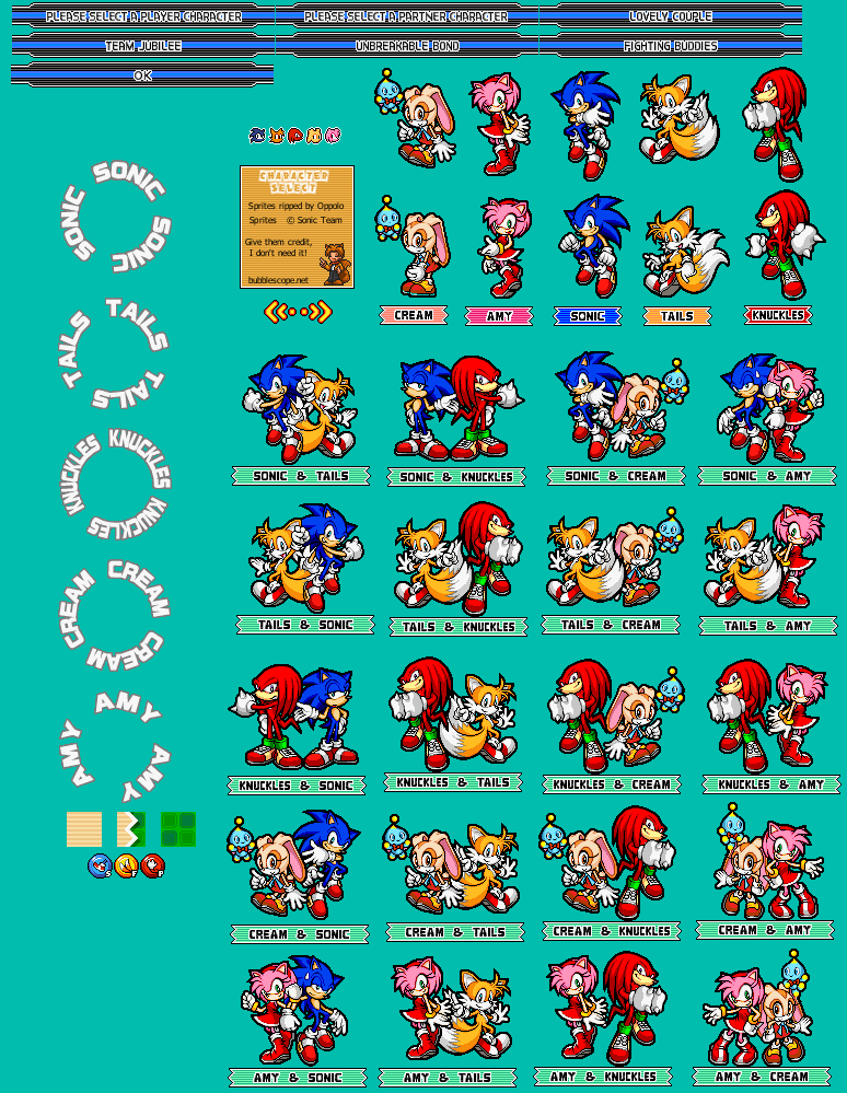 sonic 1 title sprites