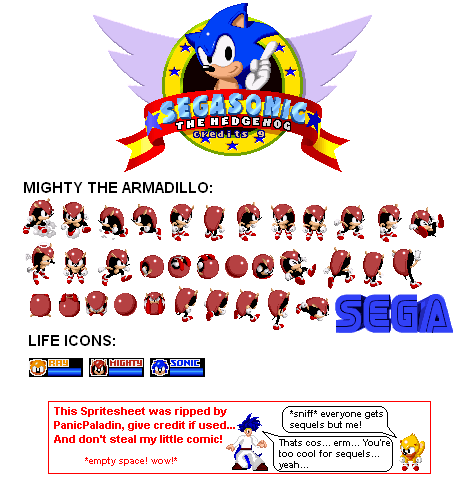 Sonic World :: Media Center :: Sprite Archive :: Mighty