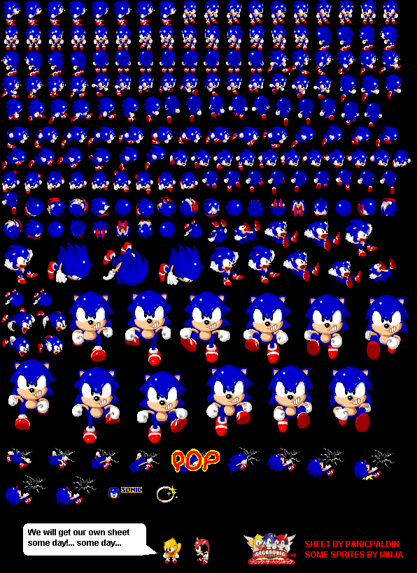 Sonic - Sprite Database  Sonic, Classic sonic, Sprite database