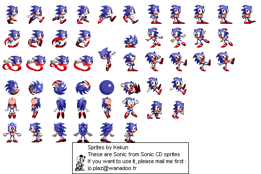 Sonic World :: Media Center :: Sprite Archive :: Sonic